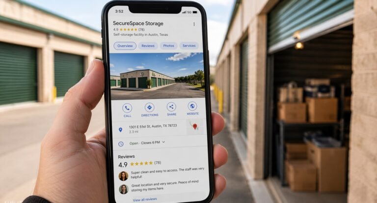 google business profile storage